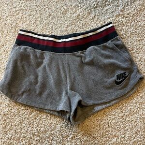 Nike Women's Athletic Shorts with Black and Gray Tones